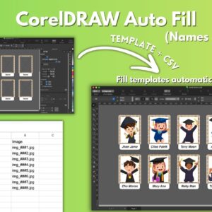 CorelDRAW Auto Fill Macro