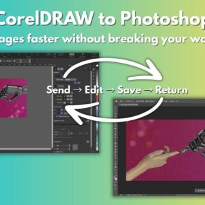 CorelDRAW to Photoshop